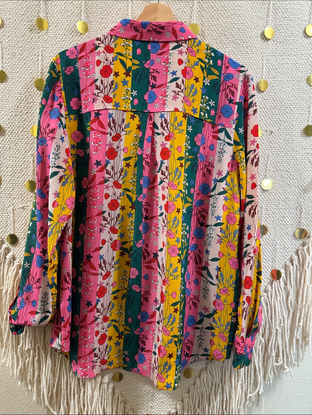 EUC Boden Orella Silk Button Down Blouse - Picture 8 of 10